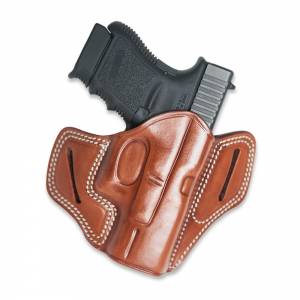 Cebeci Right Hand Leather Belt Holster for S&W 317 KIT GUN 22LR, 3