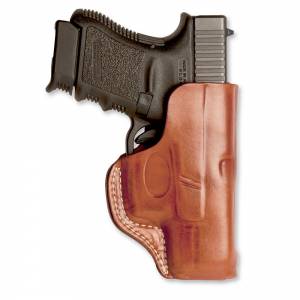 Cebeci Brown Leather RH OWB Open Top Belt Holster for S&W PERFORMANCE CENTER 60